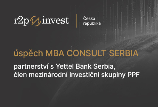 MBA CONSULT SERBIA (partnerská firma r2p invest Global) vyhrála výběrové řízení na mimosoudní inkaso pohledávek pro Yettel Bank Serbia